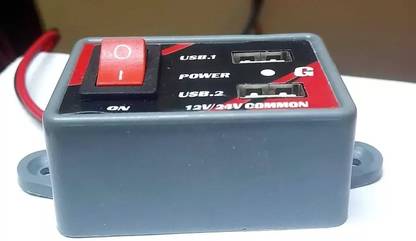 SG Flash Pack Of 1 - 12/24V DC to 5V DC USB converter/Charger, 3 A Bike Mobile Charger Miscellaneous Electronic Hobby Kit