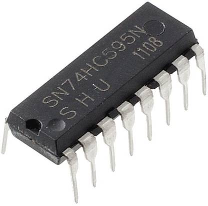 iBAT SOLUTIONS 3PCS 74LS595 8-Bit Shift Register IC,74 LS 595 IC DIP 16 Electronic Components Electronic Hobby Kit