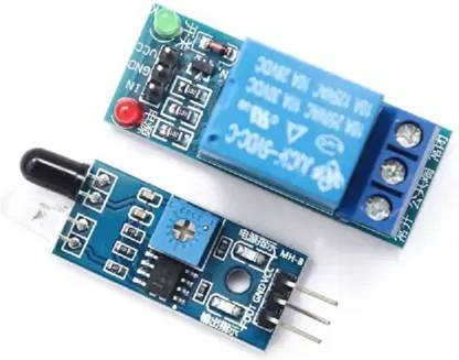 DHRUV-PRO Combo IR Proximity Sensor Or 5V One Channel Relay Module with Isolation Electronic Components Electronic Hobby Kit