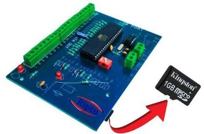 Riptu 20 Port Pixel Led Light Customizable SD Card Micro Controller Board Electronic Hobby Kit