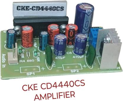 CKE CD4440CS IC Stereo Circuit Board for Amplifier Home Theater (Single IC) PCB Sound Recorder and Sound Circuit Electronic Hobby Kit