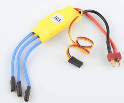 EASTRA POWER 30A (AMP) RC Brushless Motor Electric Speed Controller ESC Yellow Electronic Components Electronic Hobby Kit