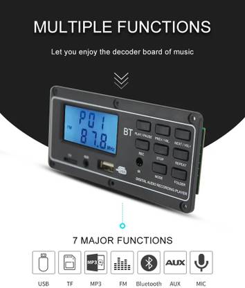 SG Flash LCD Display1 Fm MP3 Kit Decoder Board Bluetooth Usb Mp3 Player Module Electronic Components Electronic Hobby Kit