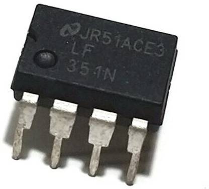 INVENTO LF351 - Wide Bandwidth JFET Input Op-Amp - TI - DIP-8 Automotive Electronic Hobby Kit