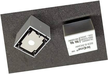 INVENTO 10pcs 24V DC Relay 5 Pin 24V 7A Current Sugar Cube PCB Mount Relay SPDT Relay Automotive Electronic Hobby Kit