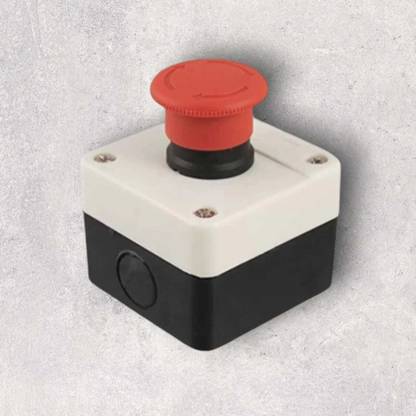 Vnvn Red Sign Mushroom Emergency Stop Push_ Button_KK@28 Motor Control Electronic Hobby Kit