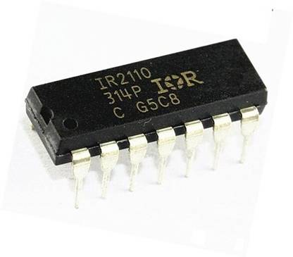 INVENTO 1pcs IR2110 IC - High and Low Side MOSFET driver - 500V Offset - 2A - PDIP 14 Automotive Electronic Hobby Kit