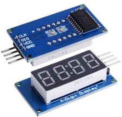 HRM Tech 4 Bits Digital Tube Led Display Module TM1637 Educational Electronic Hobby Kit