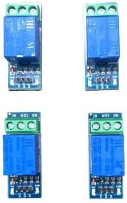MAG BEE 5V Relay One Channel Module for Arduino Raspberry - Pack of 4 Educational Electronic Hobby Kit