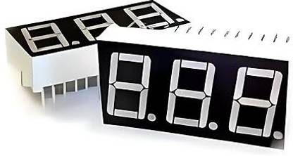 R&D 0.56 inch 3 Digit 7 Segment Display PACK OF 2 Electronic Components Electronic Hobby Kit
