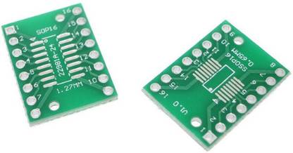 Flyrobo SOP16 Transfer to DIP16 IC Adapter Plate PCB Board Electronic Components Electronic Hobby Kit