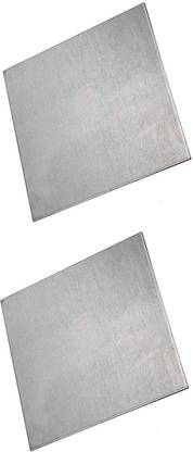 INVENTO 2pcs 3mm Al Aluminium Alloy Plate Sheet 100x100x3mm 85 Gram Weight Automotive Electronic Hobby Kit
