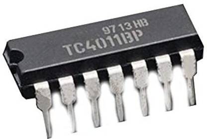 NexElectronic TC4011 / CD4011 - CMOS Quad 2-Input NAND Gate IC (Pack of 5) Electronic Components Electronic Hobby Kit