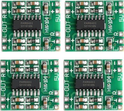 यूनिवर्सल हब PAM8403 4PCS Mini Amplifier Board MP3 Audio Board 5V Input 3W+3W Output इलेक्ट्रॉनिक कॉम्पोनेन्ट इलेक्ट्रॉनिक हॉबी किट
