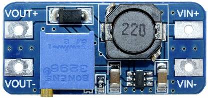 Robotbanao MT3608 2A MAX DC-DC STEP UP ULTRA SMALL POWER MODULE BOOSTER FOR ARDUINO Micro Controller Board Electronic Hobby Kit