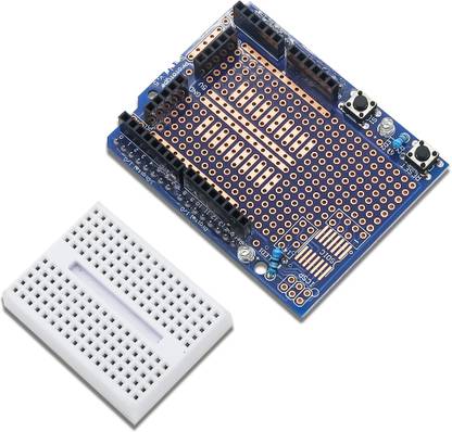 Electronic Spices ProtoShield + Mini Breadboard for Arduino Electronic Components Electronic Hobby Kit
