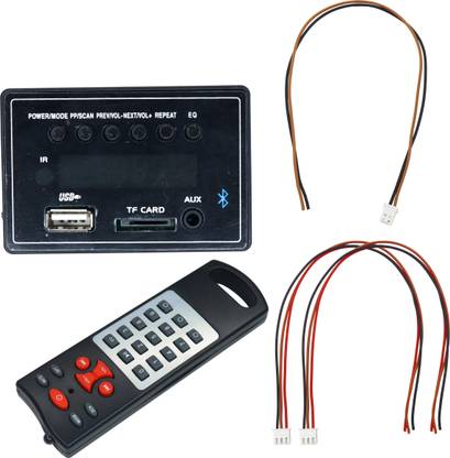 Electronic Spices Bluetooth Module with Remote for Amplifier and AUX, USB, TF Card (70 x 45)mm Electronic Components Electronic Hobby Kit