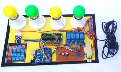 SR ROBOTICS Password based circuit breaker using ardino Educational Electronic Hobby Kit