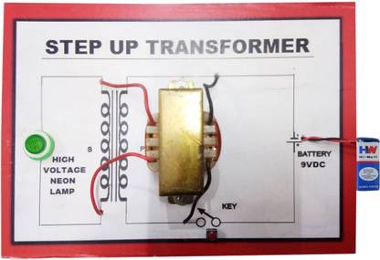 MELODY's Step Up Transformer Physics Project Working Model Educational Electronic Hobby Kit