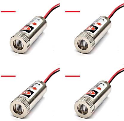 Flyrobo (4 Pcs) Pro3D SYD1230 12mm 650nm 5mW Red Line Laser Module Electronic Components Electronic Hobby Kit