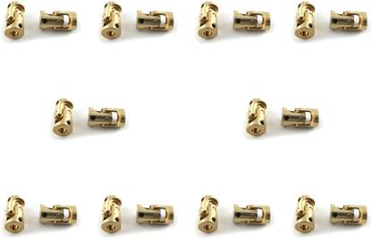 Flyrobo (10 pc) 3mmx3mm Mini Brass Universal Joint Coupling - - Electronic Components Electronic Hobby Kit