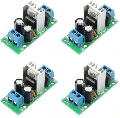 Flyrobo (4 Pcs) Pro3D L7812 LM7812 Three Terminal Voltage Regulator Power Module Electronic Components Electronic Hobby Kit