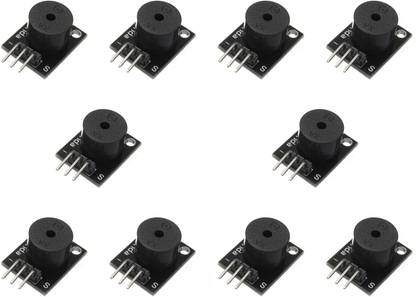 Flyrobo (10 Pcs) Pro3D 3.5-5.5V Standard Active Buzzer Module For Electronic Components Electronic Hobby Kit
