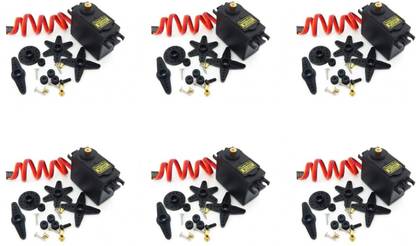 Flyrobo (6 pc) 360° - TowerPro MG995 Metal Gear Servo Motor MG995 360 - Electronic Components Electronic Hobby Kit