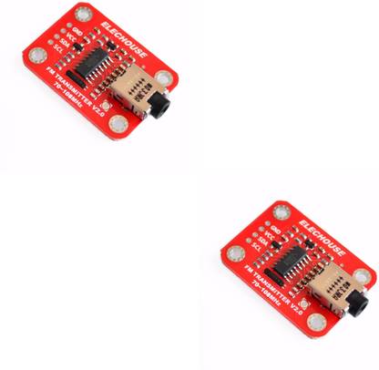 Flyrobo (2 pc) FM Transmitter V2.0 Digital FM Radio Module for Programming Board - Electronic Components Electronic Hobby Kit