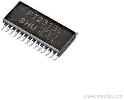 iBAT SOLUTIONS PT2313 4-Channel Audio Processor SMD IC - PT 2313 SMD IC Electronic Components Electronic Hobby Kit