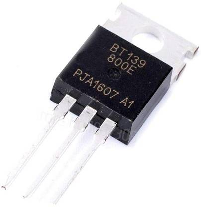 INVENTO 2pcs BT139-800E,127 - Triac, 800 V,16 A,TO-220AB,25 mA, 1.5V,5 W Switching Speed Automotive Electronic Hobby Kit