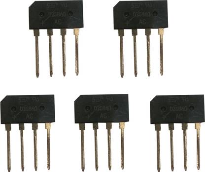 Steko D2SB60 Single Phase 600V 2A Bridge Rectifier |Through Hole Electronic Components Electronic Hobby Kit