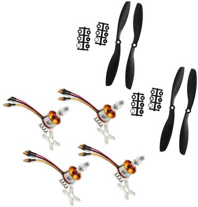 INVENTO 4Pcs 930KV BLDC Brushless Motor + 8045 8x4.5 8 inch Propeller Automotive Electronic Hobby Kit