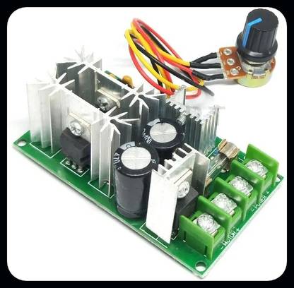 HouseOfCommon 10-60V 20A PWM DC Motor Speed Controller-EHK839 Micro Controller Board Electronic Hobby Kit