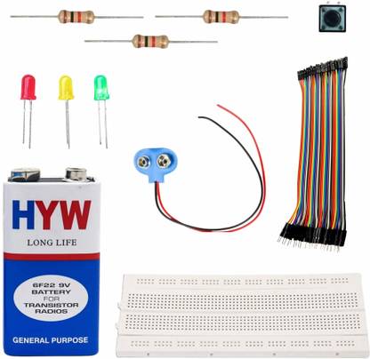 Mechatron Robotics LED Basics Edition of Electronics Starter Combo Kit Educational Electronic Hobby Kit