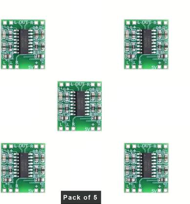 Easyspares PAM8403 DC 5V Class D Mini Digital Amplifier Board Module 6W (3 W + 3 W) Sound Recorder and Sound Circuit Electronic Hobby Kit