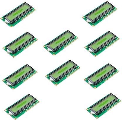 Robotbanao 16x2 Alphanumeric LCD Display(JHD162A) for 8051, AVR, Arduino, PIC, ARM 10pc LCD Display