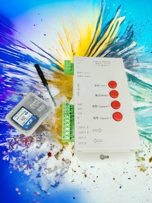 Riptu T1000s Controller: Pixel LED Light Memory Card Support Micro Controller Board Electronic Hobby Kit