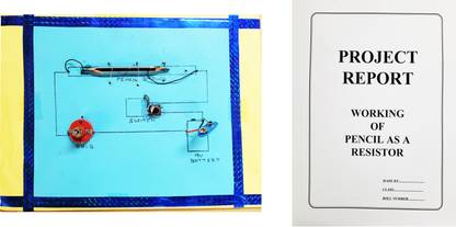 ONTEX ELECTRONICS Pencil as a Resistor and Resistance Physics Working Model Educational Electronic Hobby Kit