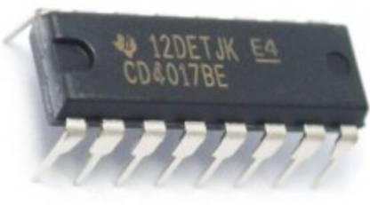 iBAT SOLUTIONS 1PCS CD4017 CD4017BE 4017 Decade Counter Divider IC Electronic Components Electronic Hobby Kit