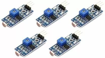 Tayal 5 Pieces Photosensitive Light Sensor Ldr Module Lm393 Digital Outs for Arduino Electronic Components Electronic Hobby Kit