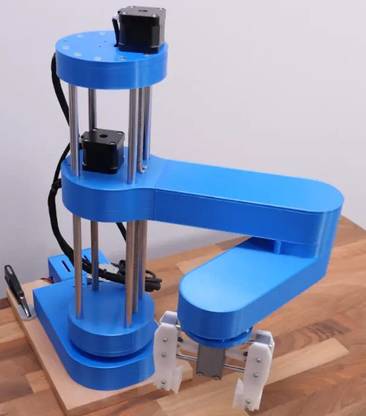 AUTO BOTIX SCARA ROBOT with Robotic Gripper (3D Printed Parts Only) Educational Electronic Hobby Kit