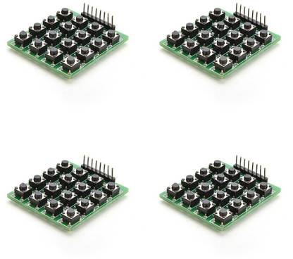 Flyrobo (4 pc) Matrix 4x4 16 Keypad Keyboard Module - - Electronic Components Electronic Hobby Kit