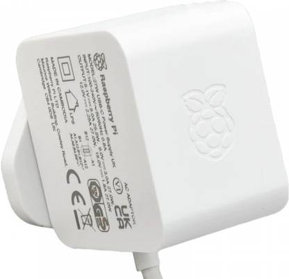 Raspberry Pi 5 Official 27W USB-C Power Supply - White Power Supply Electronic Hobby Kit