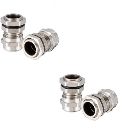 Flyrobo (2 Pcs) Pro3D PG 7 Stainless Steel Waterproof Cable Gland Connector Electronic Components Electronic Hobby Kit