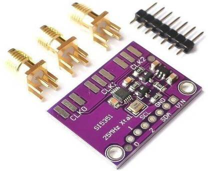 Flyrobo Si5351 8KHz to 160MHz Clock Generator Breakout Module Electronic Components Electronic Hobby Kit