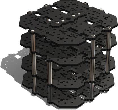 SunRobotics TurtleBot Waffle Compatible Expandable & Stacked ABS Chassis (Unassembled) Interconnect Electronic Hobby Kit