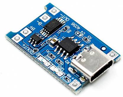 ELECSYNERGY TP4056 1A Li-ion lithium Battery Charging Module - Type C Electronic Components Electronic Hobby Kit
