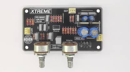 Xtreme 4TH Order Subwoofer Low Pass Filter 20Hz - 150Hz Ultra Low Bass 24db/ Octave Electronic Components Electronic Hobby Kit