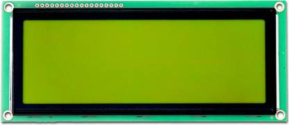 Electronic Spices 20 x 4 Jumbo Yellow/Green color LCD display module (JHD762M5) Electronic Components Electronic Hobby Kit